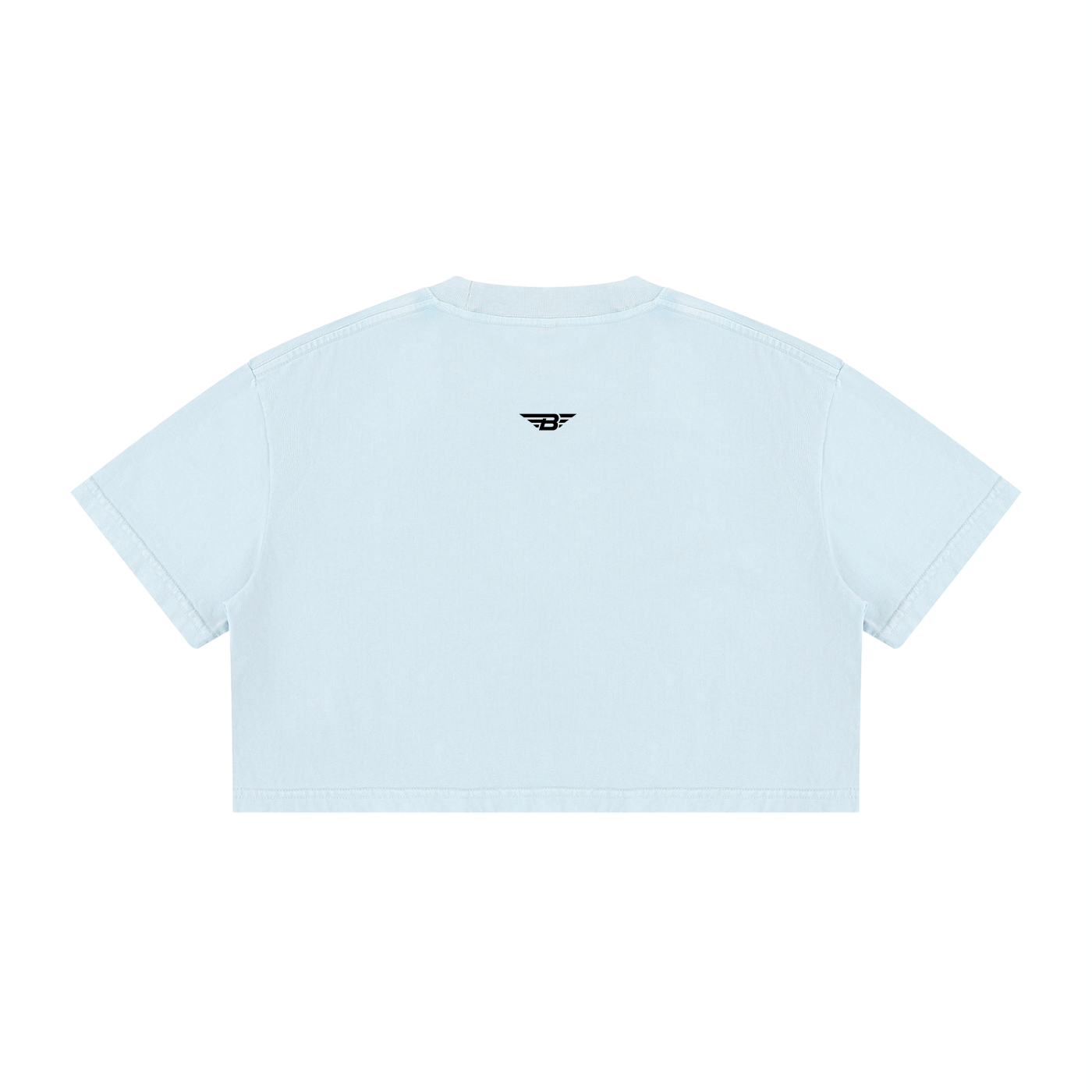 Women's Mineral Wash Cotton Crop T-Shirt