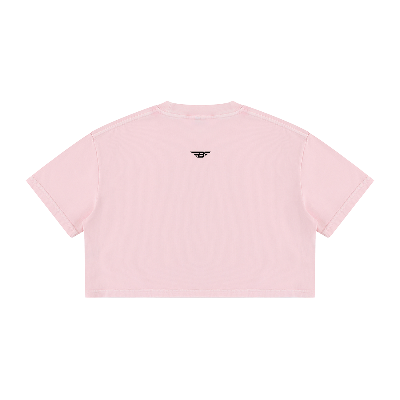 Women's Mineral Wash Cotton Crop T-Shirt