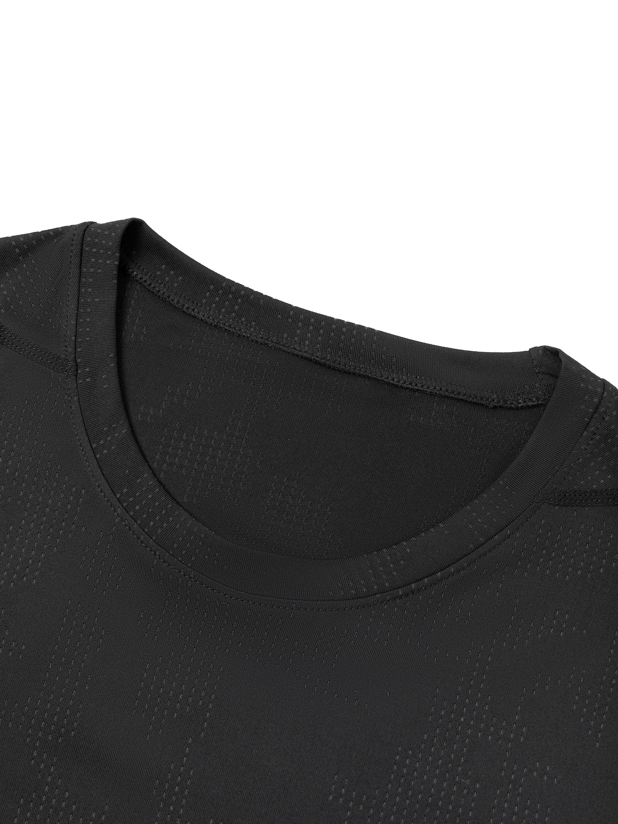 Men's Jacquard Slim Mesh T-Shirt