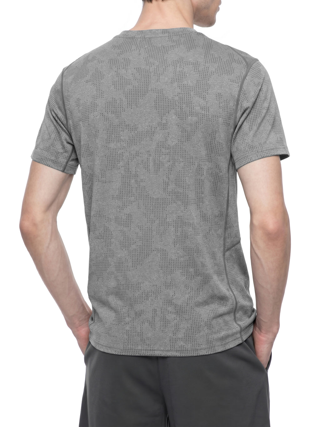 Men's Jacquard Slim Mesh T-Shirt