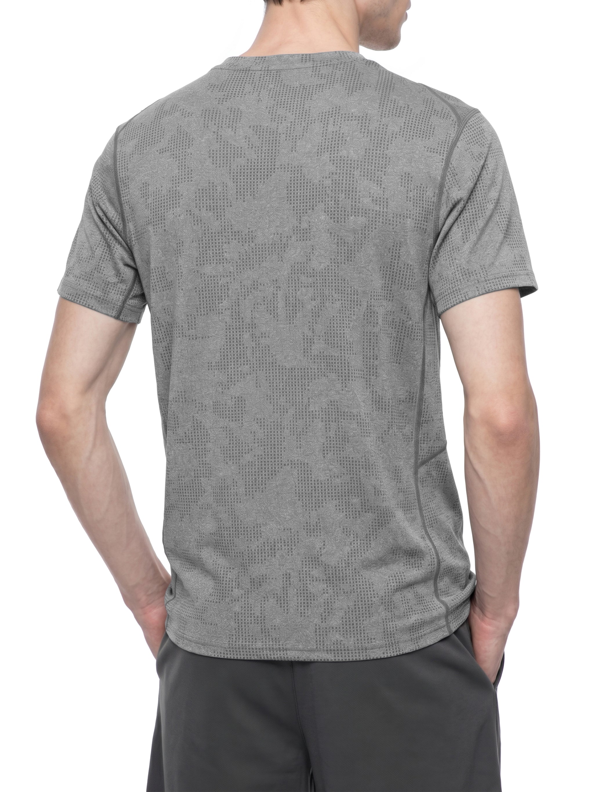 Men's Jacquard Slim Mesh T-Shirt