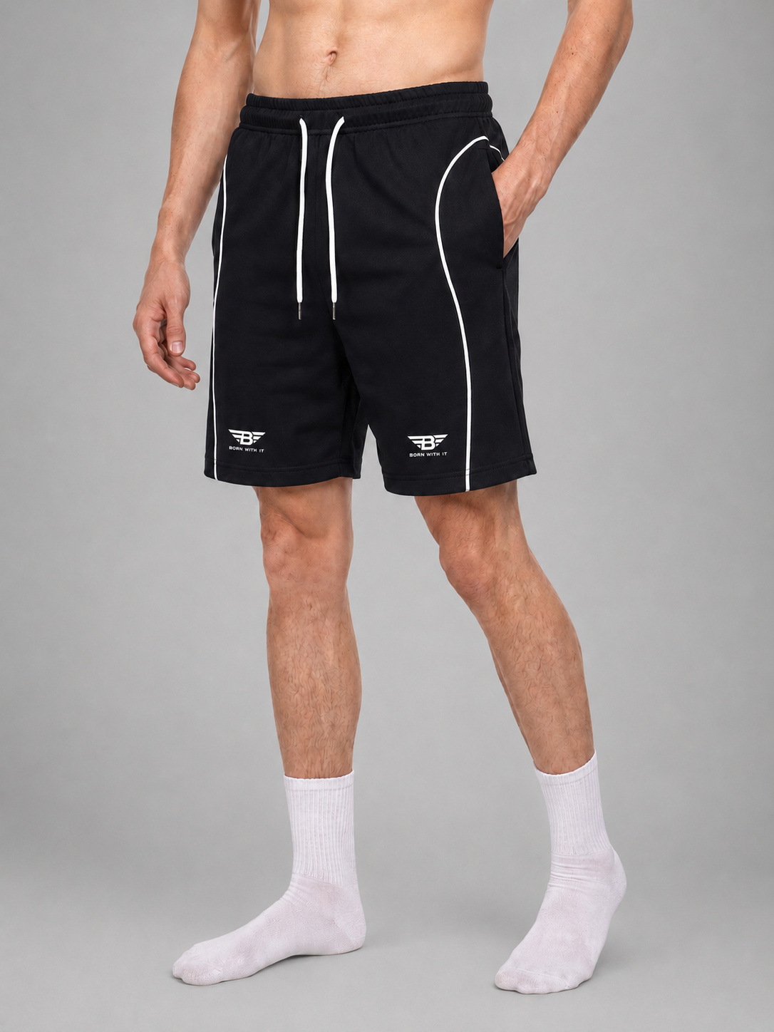 ACTIVE WEAR DRAWSTRING SHORTS