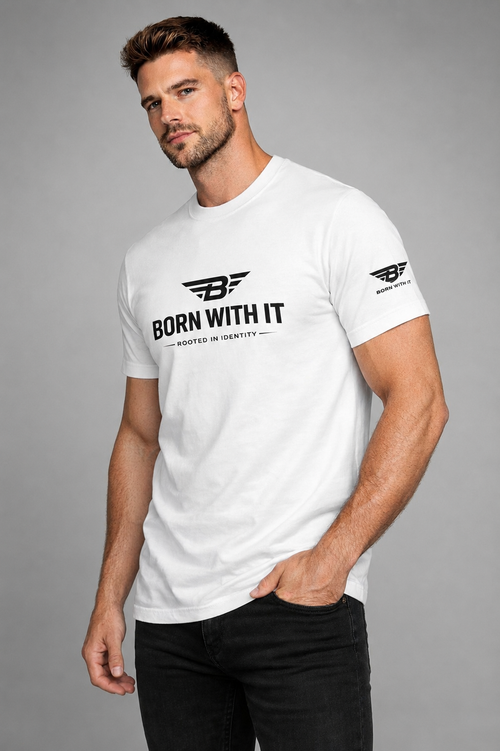 BORN WITH IT™ PURE COTTON T-SHIRT