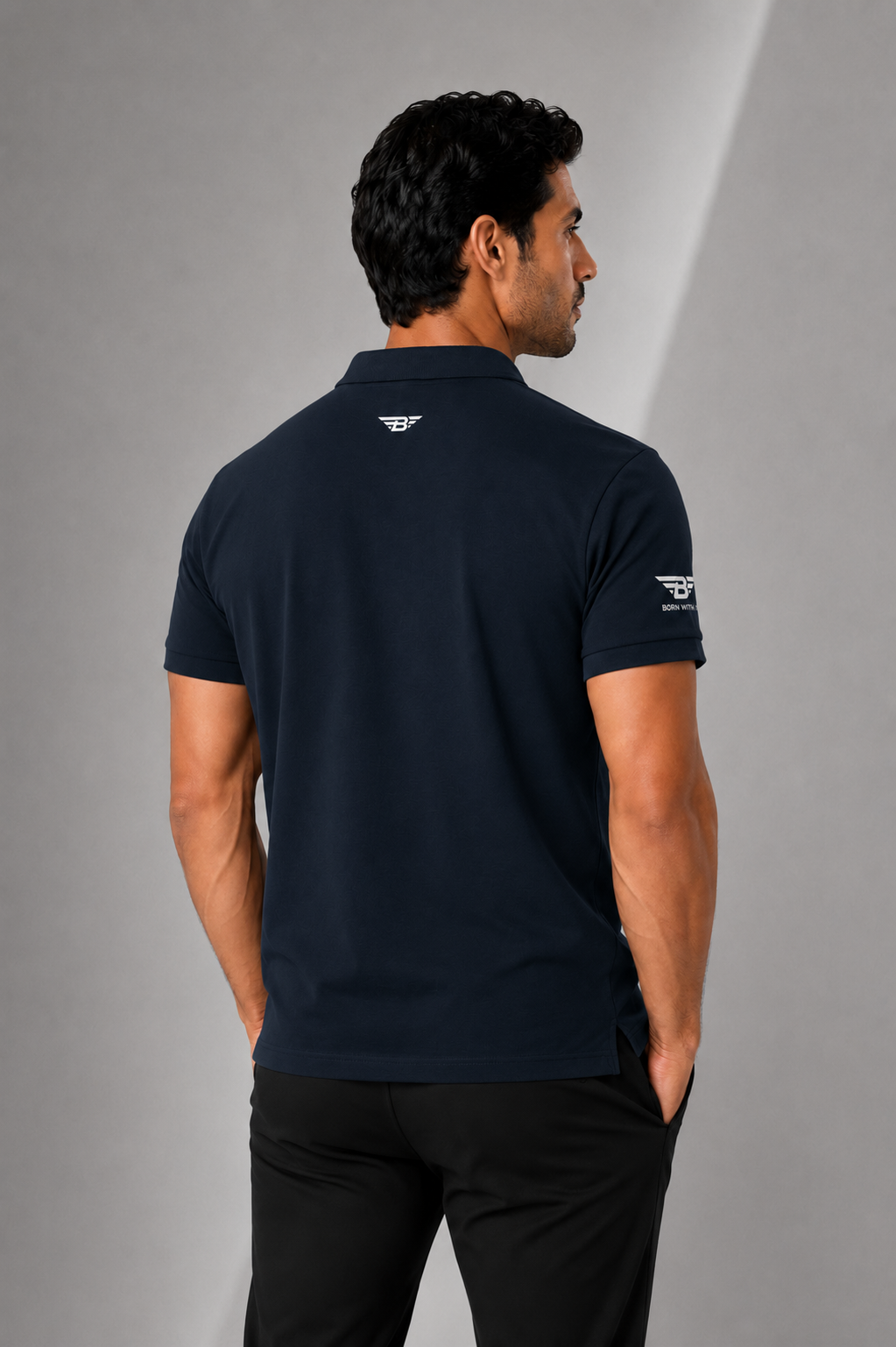 THE NAVY PIGUE POLO SHIRT