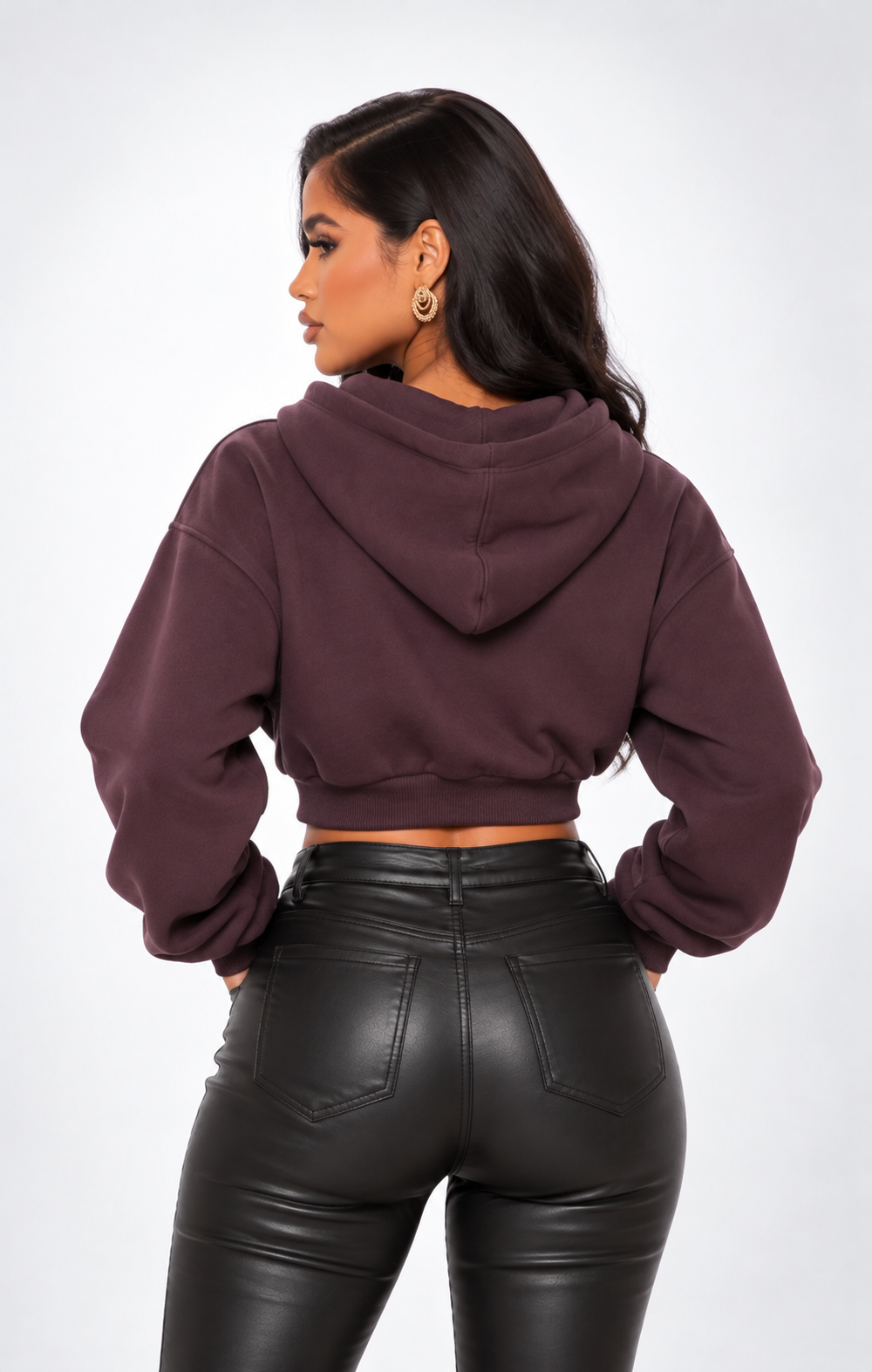 Essential Cropped Hoodie