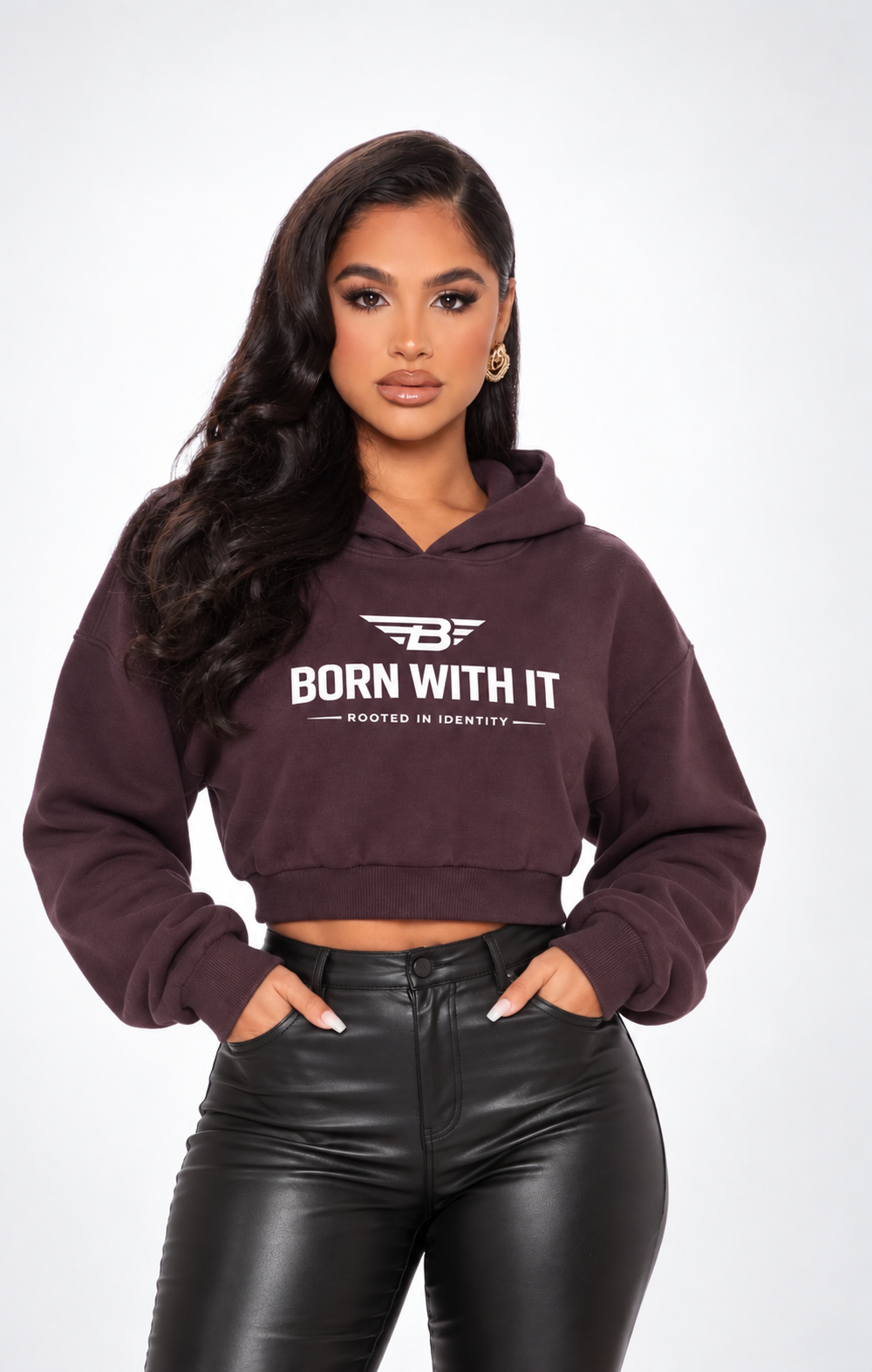 Essential Cropped Hoodie