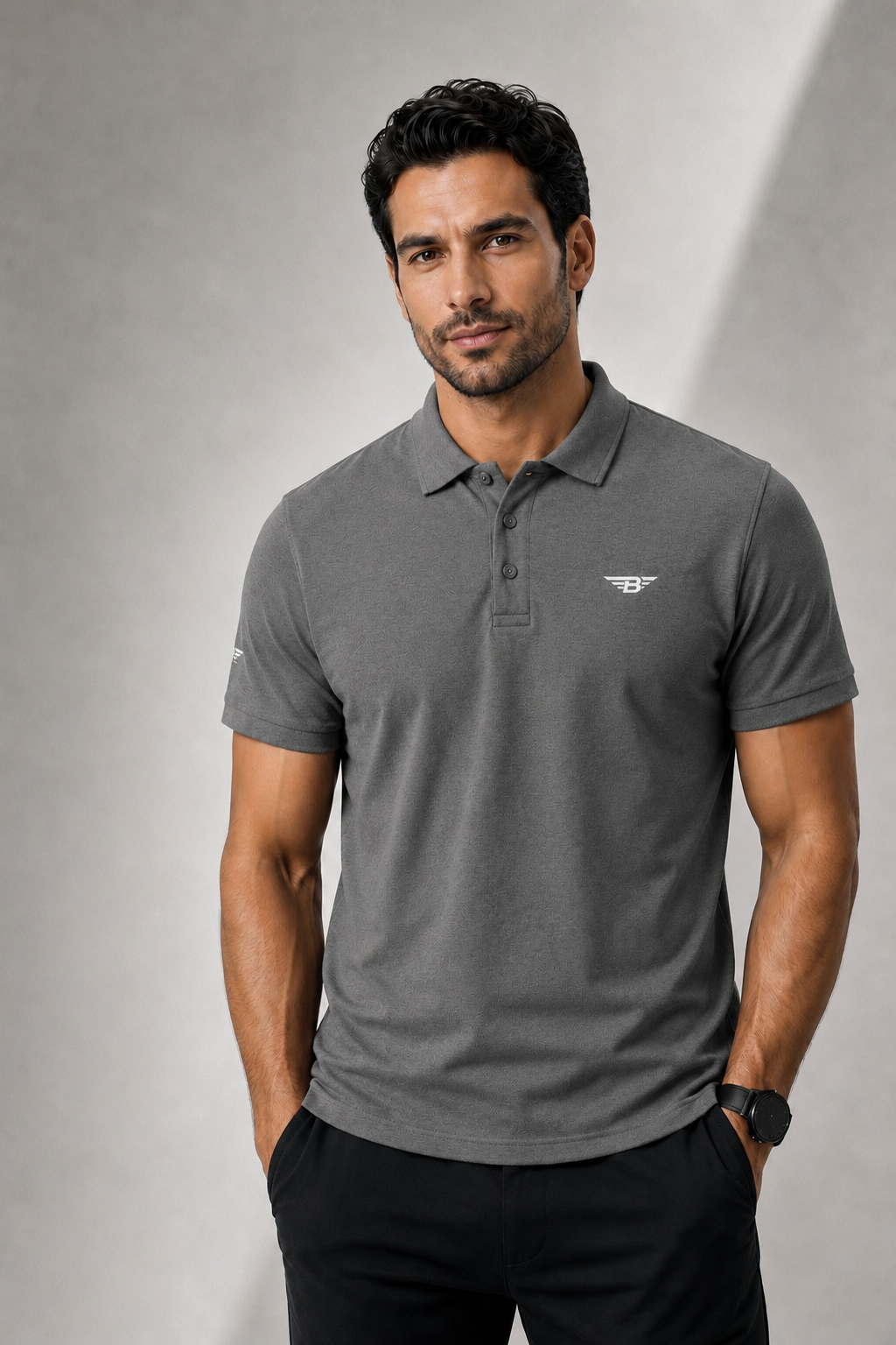 THE GREY PIGUE POLO SHIRT